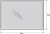 Зеркало BelBagno SPC-GRT-900-800-LED-TCH