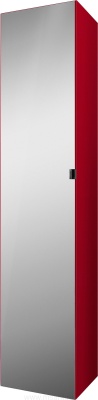 Шкаф-пенал AM.PM Spirit V2.0 35 L, зеркало, красный глянец