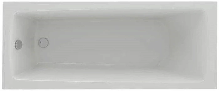 Акриловая ванна Акватек Либра New 160х70, с каркасом, фронтальным экраном, сливом-переливом (слева)