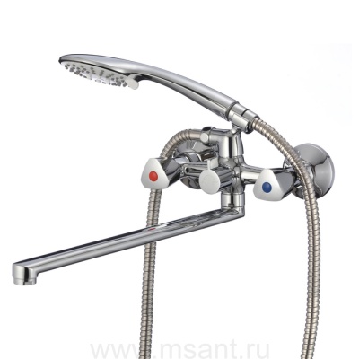 Смеситель для ванны с длинным изливом, Tring, Milardo, TRISBL2M10