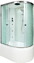 Душевая кабина DETO EM4511LGM 110x80 с высоким поддоном, с сиденьем