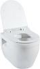 Унитаз подвесной Aquanet Rimless Glide-W CL-11042 Крышка-сиденье SoftClose Aquanet Slimseat
