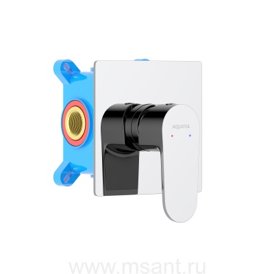 Смеситель для душа (внешняя и скрытая часть) AQUATEK AQ1266CR ОБЕРОН