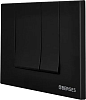 Кнопка смыва Berges Novum S5 чёрный, матовый