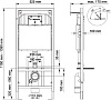 Комплект Berges NOVUM525, кнопка L3 хром глянец, унитаз EGO Rimless, сиденье Toma Slim SO