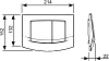 Кнопка смыва TECE Ambia 9240200 белая