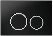 Кнопка смыва IDDIS Unifix UNI03BCi77 003, черная/хром