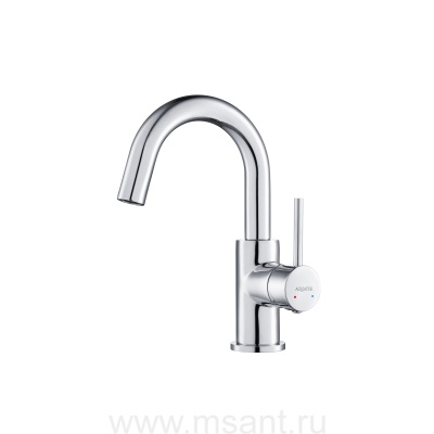 Смеситель для раковины, без донного клапана AQUATEK AQ1307CR ЕВРОПА