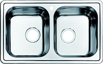 Мойка кухонная IDDIS Strit STR78S2i77