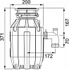 Комплект Мойка кухонная Franke AZG 620 оникс + Измельчитель отходов Franke Turbo Elite TE-75 с пневмокнопкой