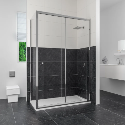 Душевой уголок RGW Classic CL-45 (1460-1510)x700x1850 профиль хром