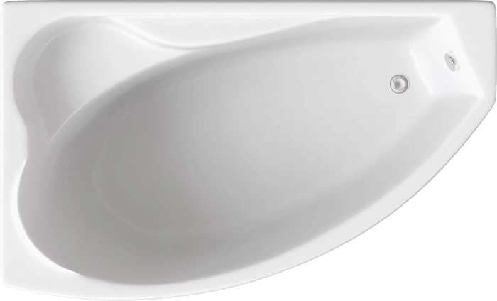 Акриловая ванна BAS Николь 170x102 L на каркасе