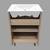 Тумба Comforty Тулуза Д 60, напольная, сосна лоредо с раковиной 