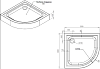 Поддон для душа AM.PM Gem W90T-401-090W 90x90