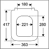 Унитаз подвесной Villeroy & Boch Finion 4664R0R1 alpin, ceramicplus