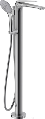 Смеситель Jacob Delafon Avid E97367-CP напольный БЕЗ ВНУТРЕННЕЙ ЧАСТИ