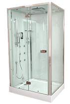 Timo Premium PURO H-511R-T-CH/C душевая кабина (90*120*220), шт, стульчик прозрачный