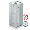 Душевая кабина Niagara Classic NG-1101-14BKT (90х90х210) низкий поддон(13см),стекло матовое 