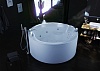 Акриловая ванна Акватек Аура 180x180 с каркасом, фронтальным экраном, сливом-переливом