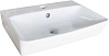 Тумба Comforty Штутгарт 60, подвесная, дуб тёмно-коричневый c раковиной Comforty 9055RA-50