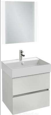 Мебель для ванной Jacob Delafon Tolbiac 60 белый лак