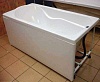 Акриловая ванна BAS Лима 130x70, на каркасе