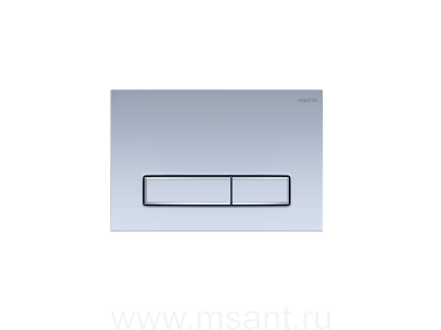Панель смыва Aquatek Slim Никель (клавиши прямоугольные) KDI-0000027