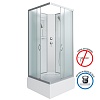 Душевая кабина Niagara Classic NG-1108-14BK (90х90х200) средний поддон(26см),стекло матовое