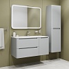 Тумба с умывальником, подвесная, 100 см, светло-серый, Edifice, IDDIS, EDI10L0i95K подходит умыв. 0101000i28