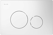 Кнопка смыва AM.PM Pro L I049001 белая глянцевая