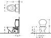 Унитаз-компакт Serel Children 8702DOGR