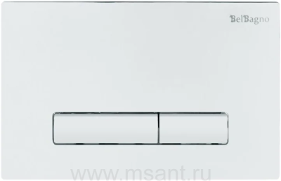 Кнопка смыва BelBagno Genova BB018-GV-BIANCO белая
