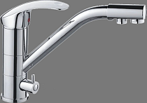 Смеситель для кухни Haiba HB4321 хром