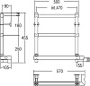 Полотенцесушитель электрический Margaroli Sole 540