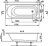 Акриловая ванна Vagnerplast Kasandra 170x70 ультра белый