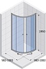 Душевой уголок Riho Lucena GK26200 100x100 см