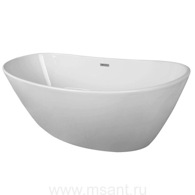 Ванна акриловая Azario EASTON 180x82 с белыми внешними стенками, сифоном и металлической рамой