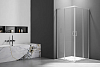 Душевой уголок Veconi Rovigo RV-101 80x80, профиль хром