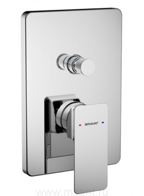 Смеситель Bravat Phillis PB856101CP-2-ENG для ванны с душем