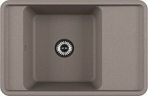 Мойка кухонная AQUATON Беллис 78 серый шелк
