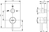 Смеситель Bravat Arc P69193C-ENG для ванны с душем