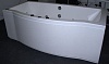 Акриловая ванна Акватек Гелиос 180x90, с каркасом, сливом-переливом, без экрана