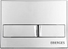 Комплект Berges NOVUM525, кнопка L3 хром глянец, унитаз EGO Rimless, сиденье Toma Slim SO
