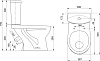 Унитаз-компакт Santeri Ультра 1P4013S0000BF