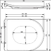 Унитаз подвесной Toto MH крышка MH TC514F