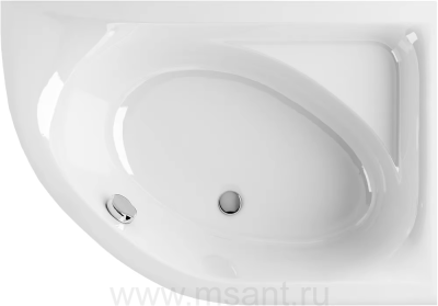 Акриловая ванна Excellent Aquarella 150x100 правая