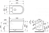 Унитаз подвесной BelBagno Ancona BB1224CHR-SM безободковый, с сиденьем с микролифтом