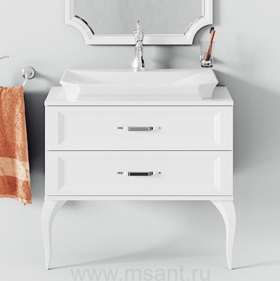 Тумба для комплекта Aqwella 5 stars LaDonna белая