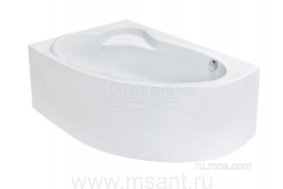 Ванна акриловая Roca Luna 170x115 асимметричная левая белая ZRU9302911 