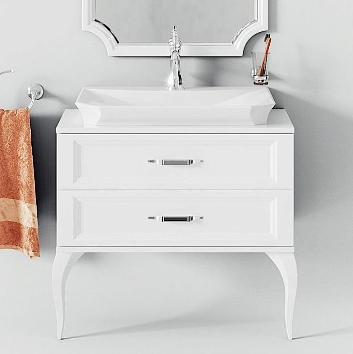 Тумба Aqwella 5 stars LaDonna белая